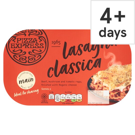 Pizza Express Lasagna Classica 640G Tesco Groceries