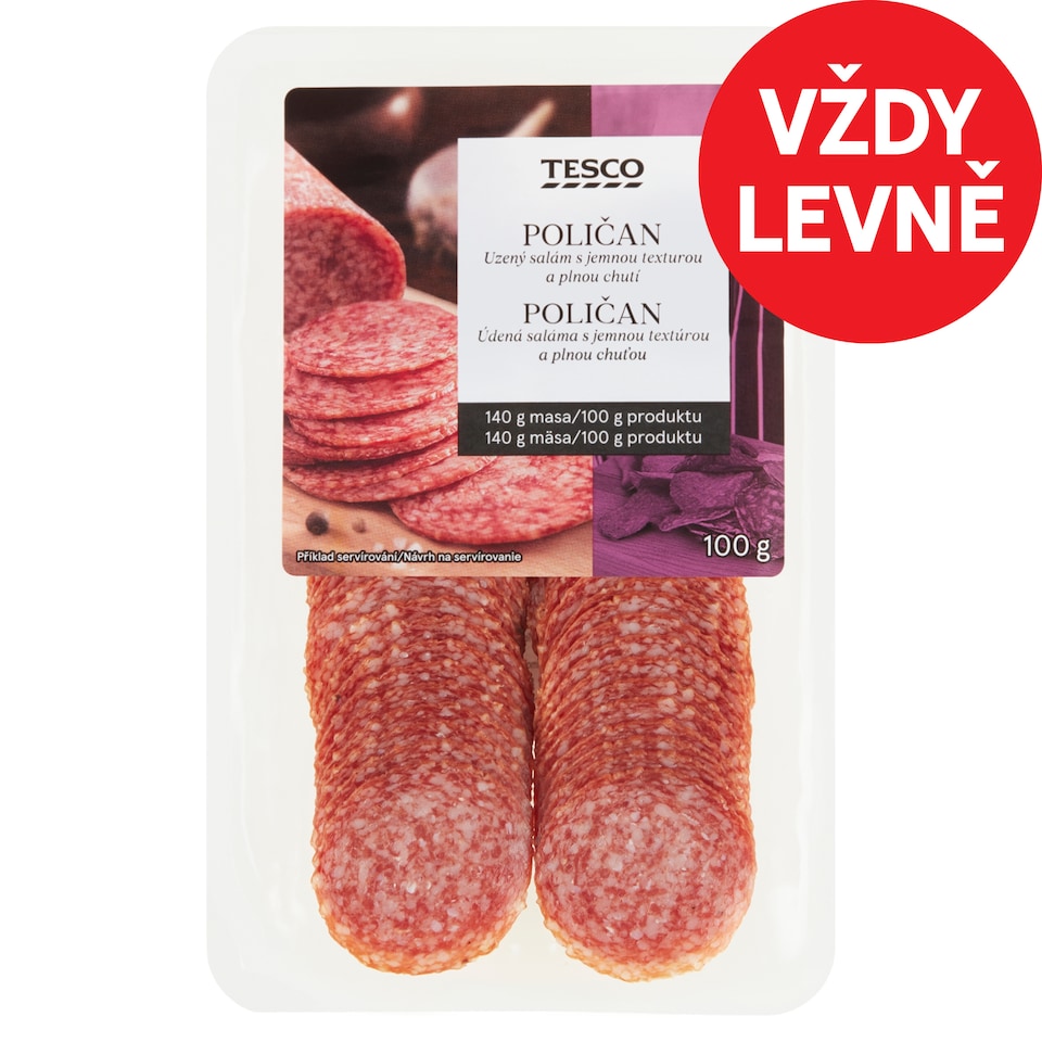 Tesco Poličan 100g