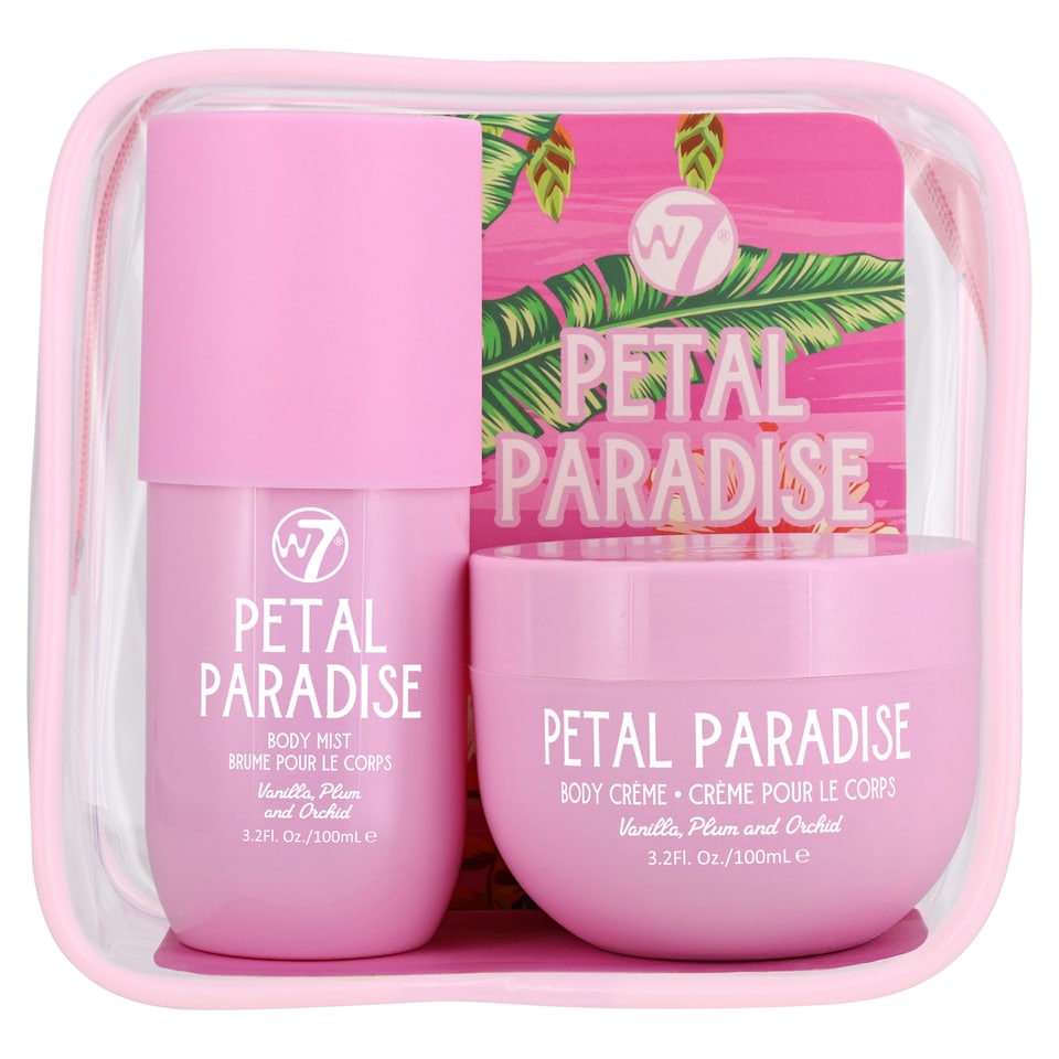 W7 Petal Paradise Body Mist & Body Cream Set
