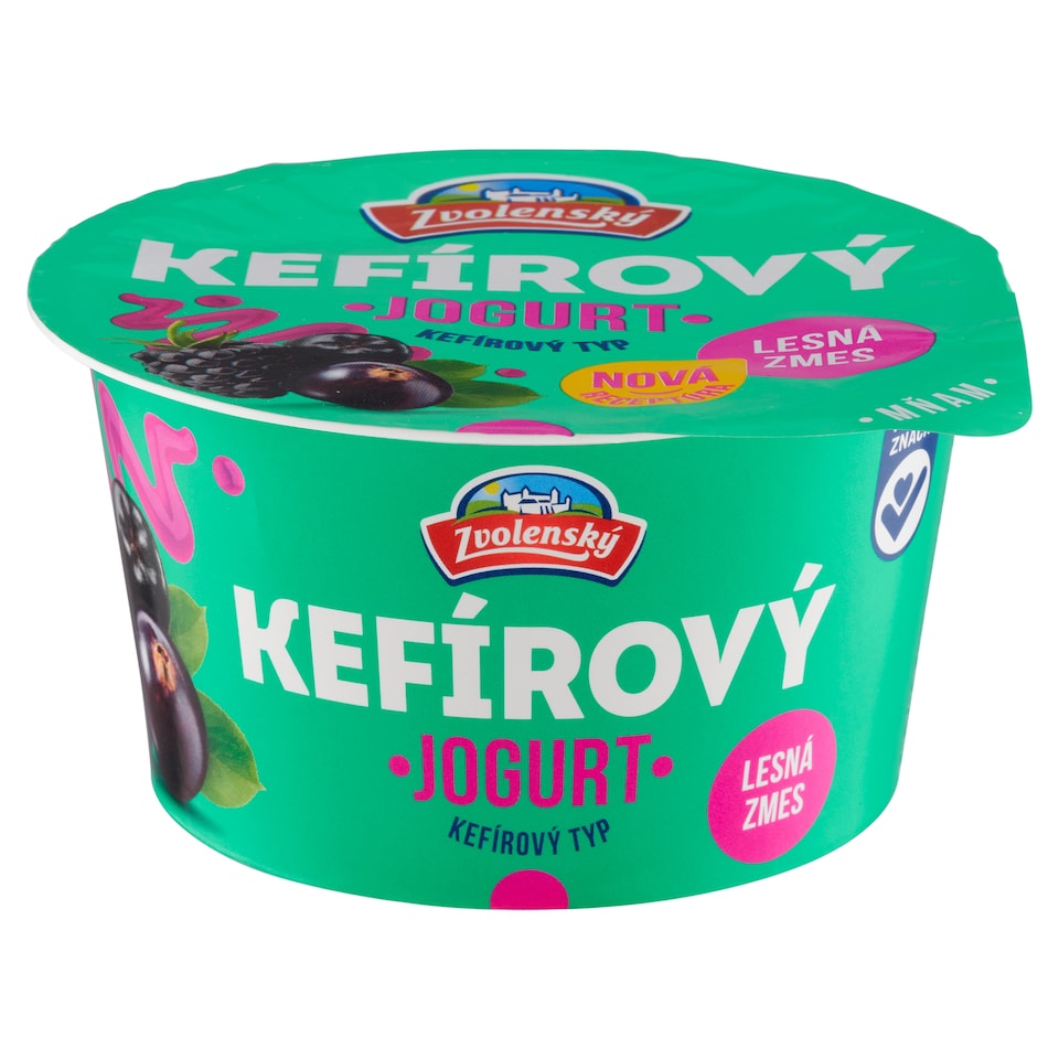 Zvolenský Jogurt kefírového typu lesná zmes 150 g