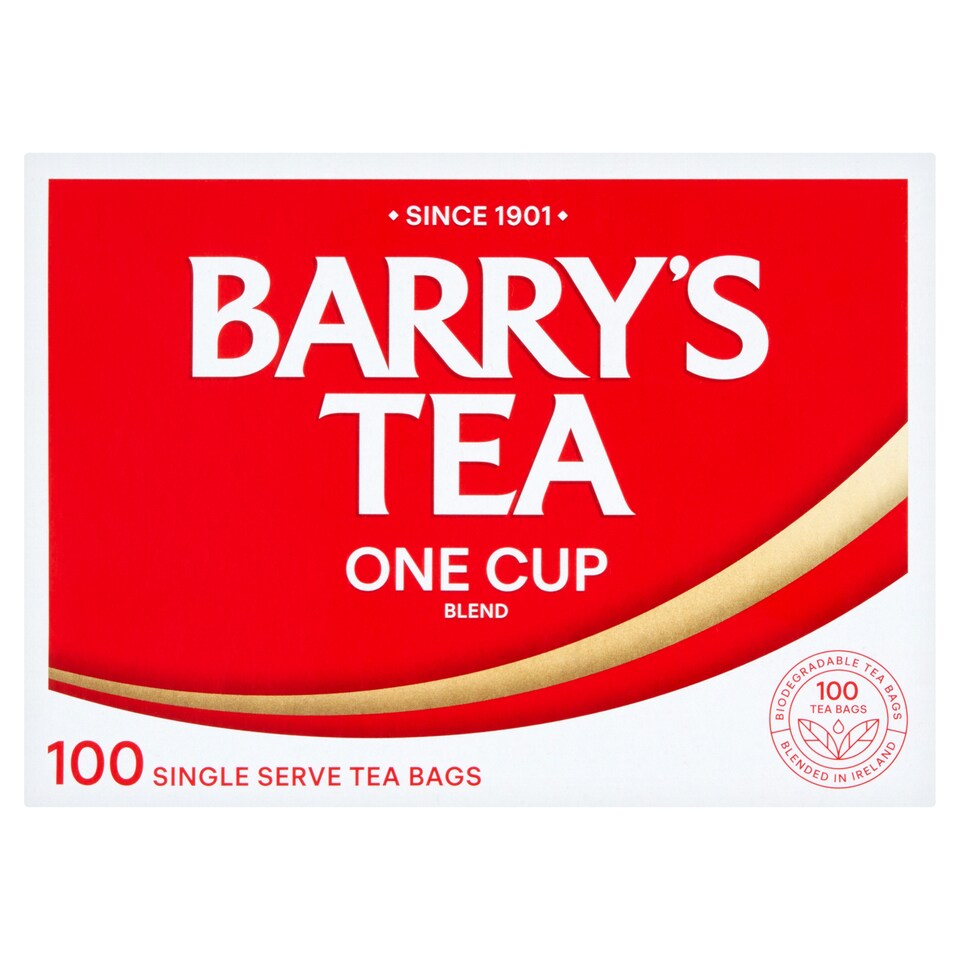 Barrys One Cup Tea Bags 100 Pack 250G