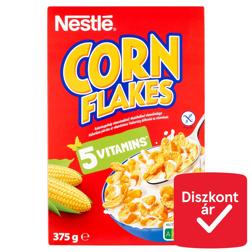image 1 of Corn Flakes Gluten-Free Corn Flakes with Vitamins 375 g