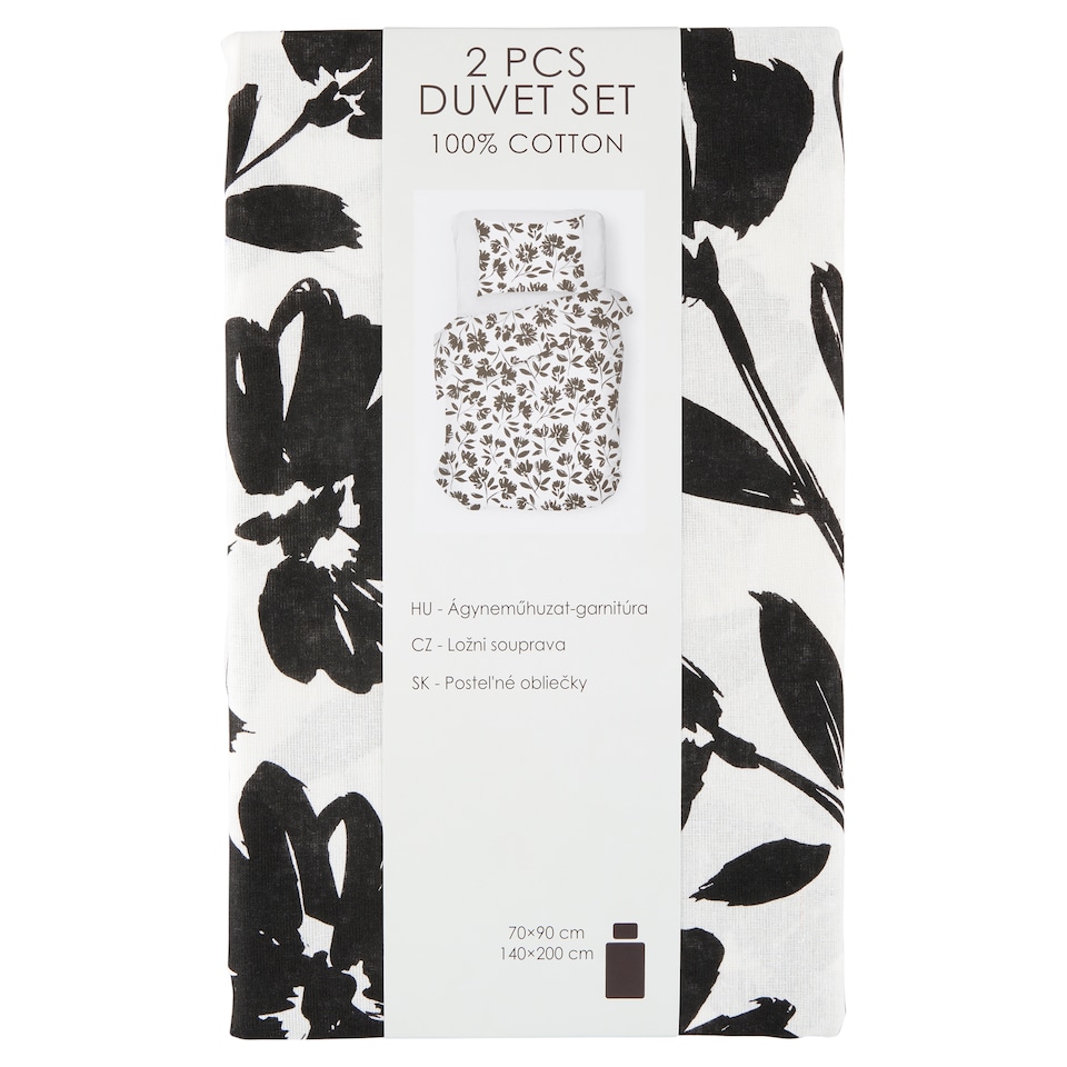 White & Black ložní souprava 140 x 200 cm