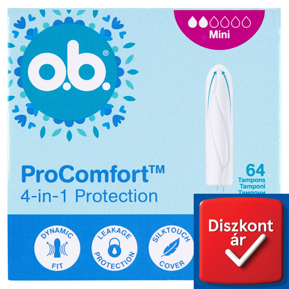 o.b. ProComfort Mini Tampons 64 pcs