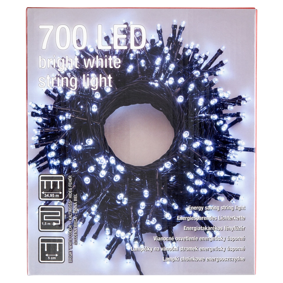 obrázok 1 z Snow Meister SM2441 700 LED vianočné osvetlenie energeticky úsporné studená biela