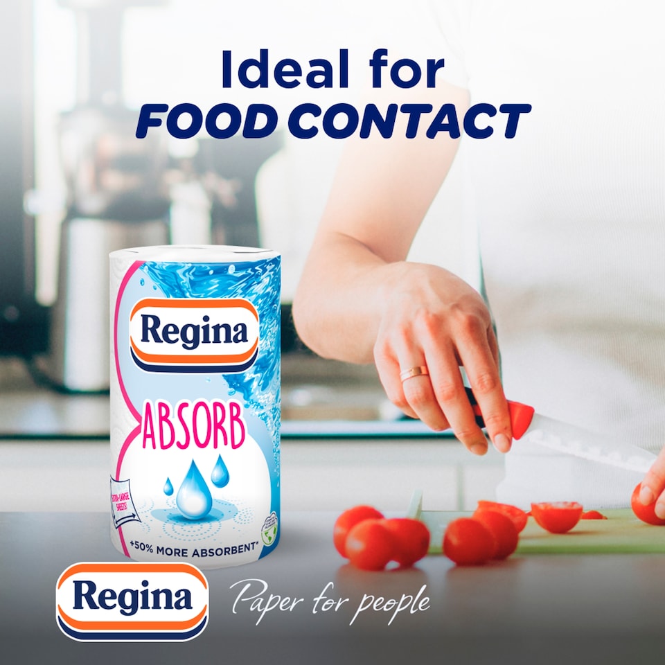 image 1 of Regina XXL Absorb Kitchen Roll 100 Supersized Sheets 1 Roll