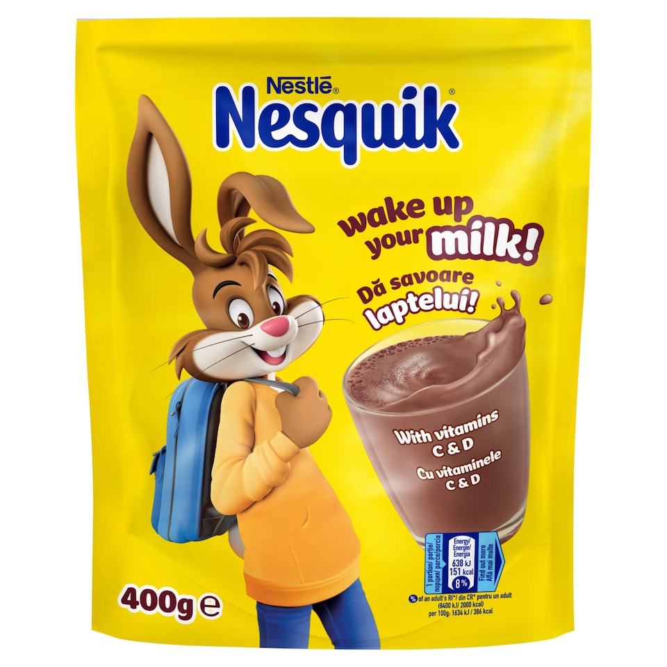 NESQUIK Instant Cocoa Drink with Vitamins C and D 400g