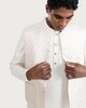 image 1 of F&F Patterned Buttoned Waistcoat in Cream
