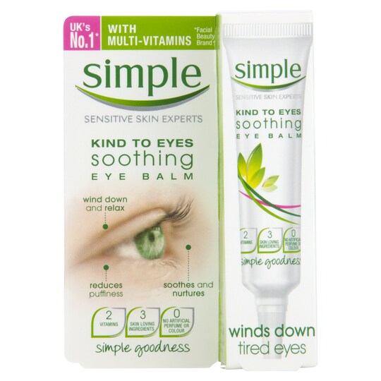 Simple Kind To Eyes Soothing Eye Balm 15Ml
