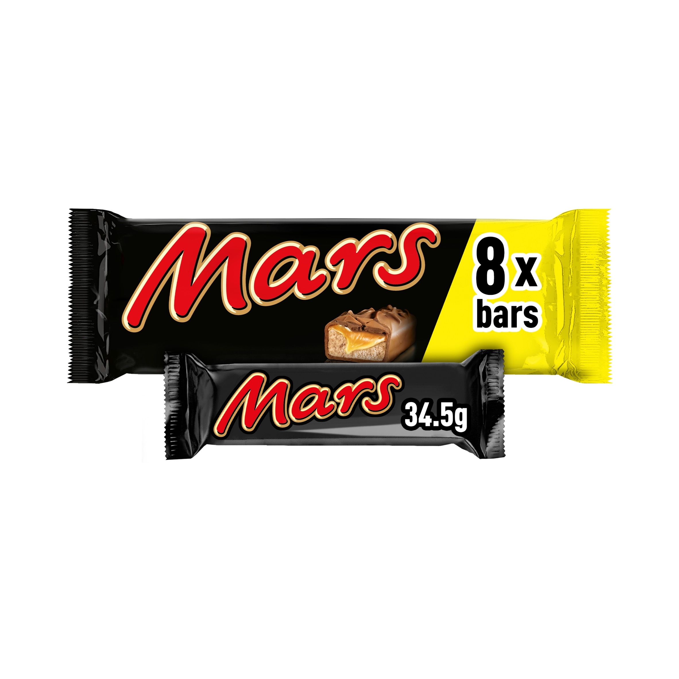 Mars Caramel, Nougat & Milk Chocolate Bars Multipack 8 x 34.5g
