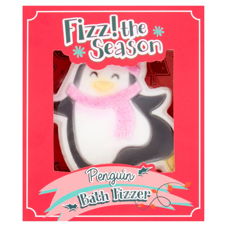 Fizz! The Season Penguin Bath Fizzer 150G Tesco Groceries