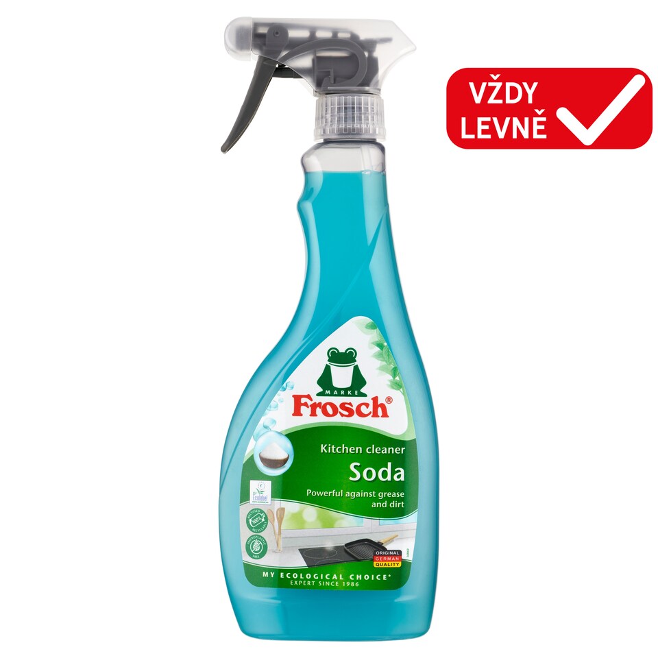 Obrázek 1 pro produkt Frosch Čistič na kuchyně sodou 500ml