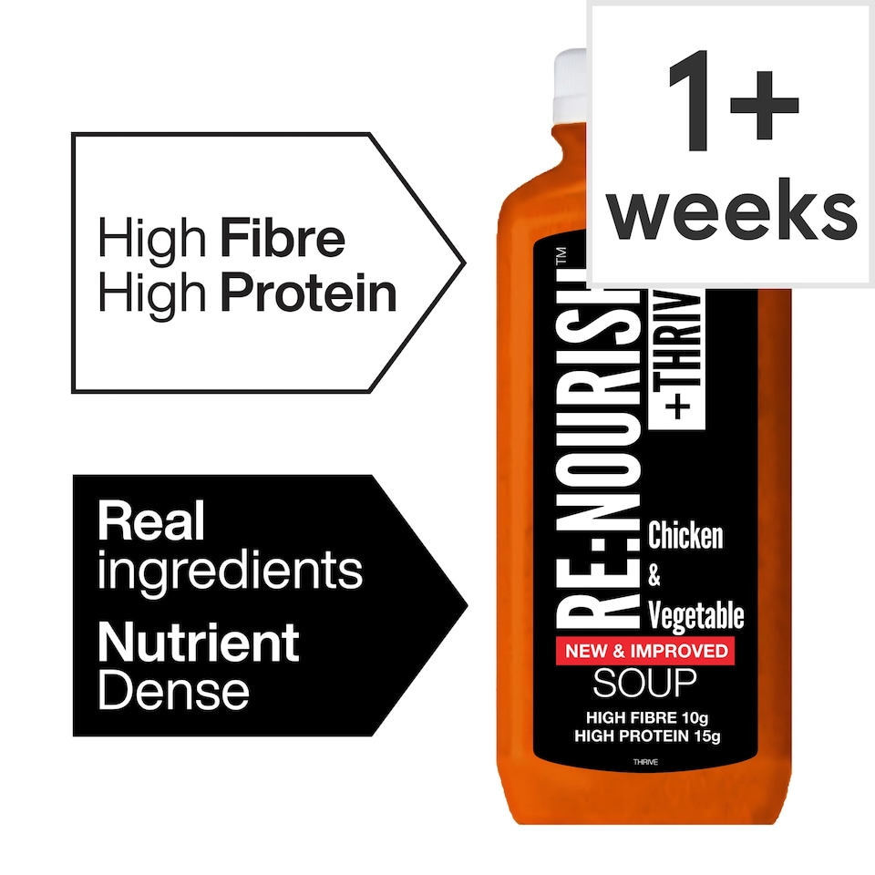 image 1 of RENOURISH THRIVE Chicken and Vegetable Soup 500g