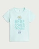 image 1 of Disney Toy Story Pure Cotton Printed T-Shirt in Blue