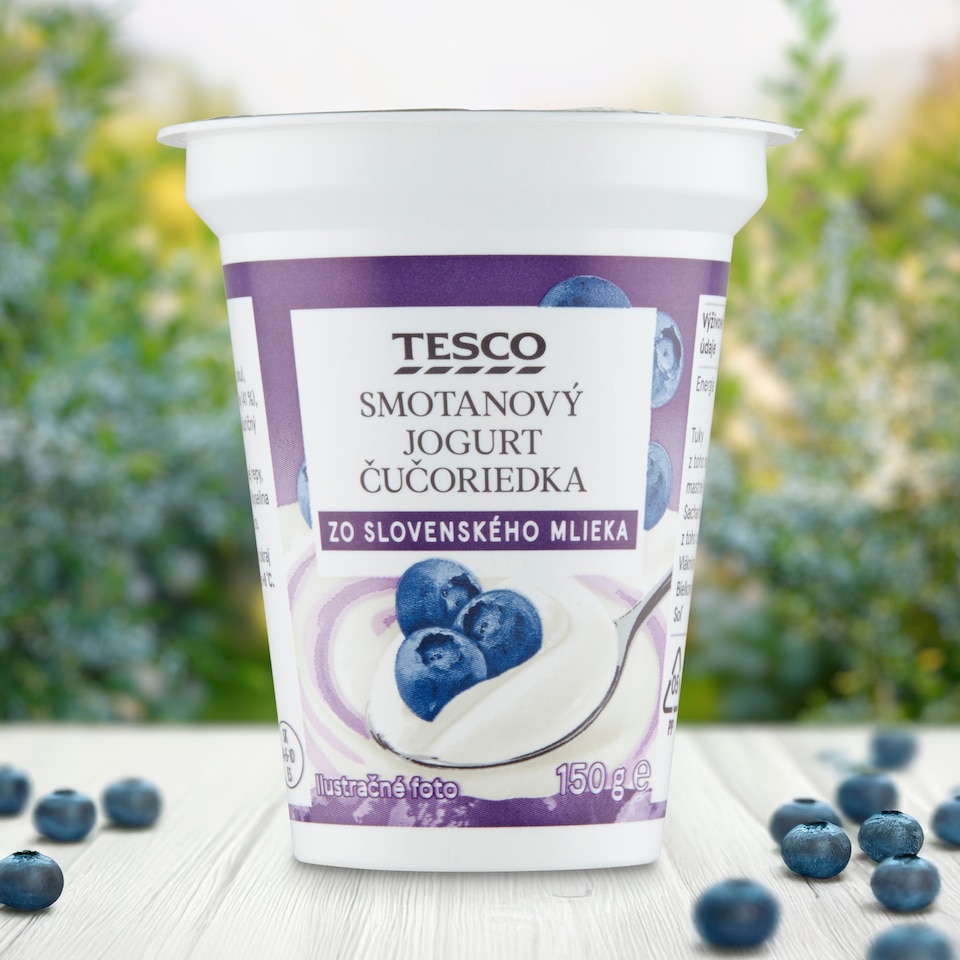 image 1 of Tesco Creamy Blueberry Yogurt 150 g