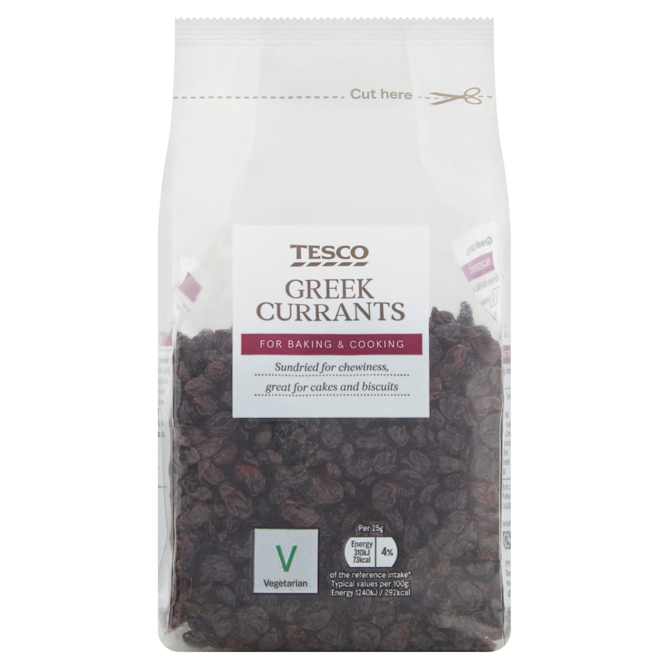 Tesco Greek Currants 375G