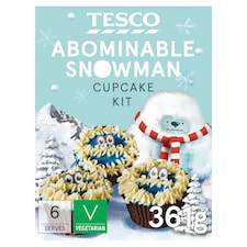 Tesco Abominable Snowman Cupcake Kit 361g