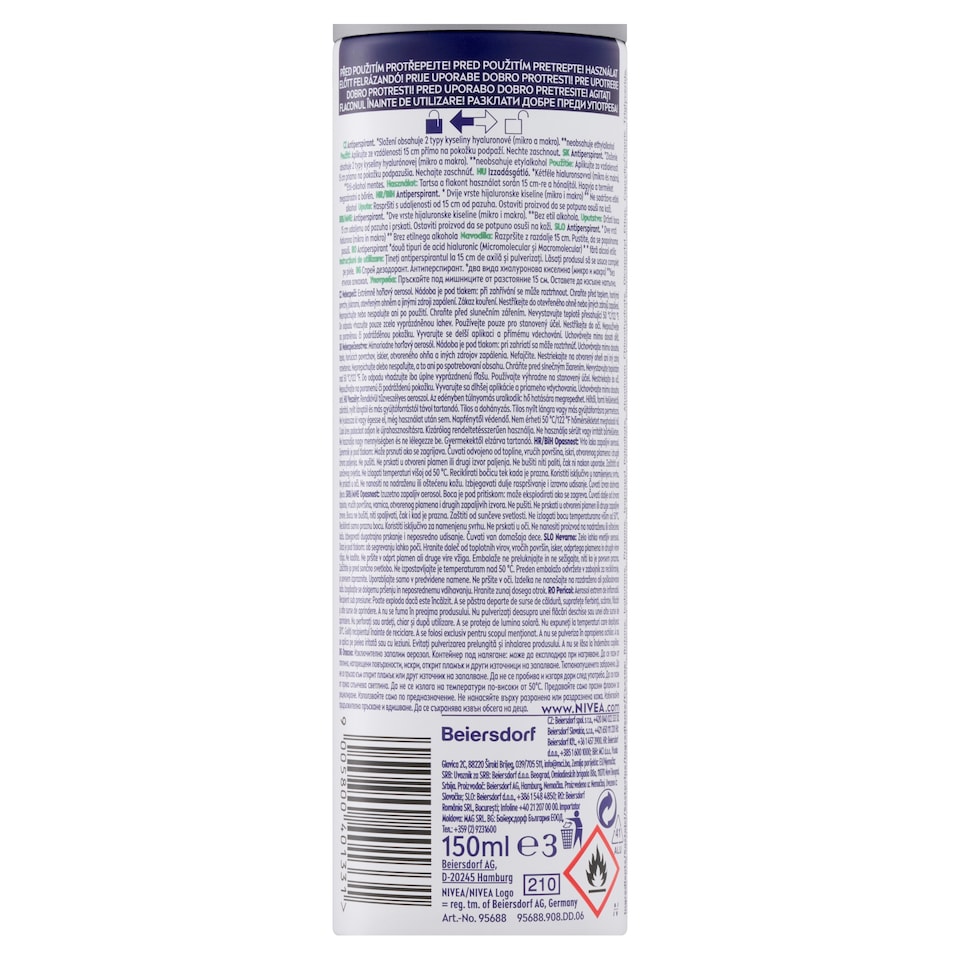 obrázok 1 z Nivea Men Sprej AP Derma Clinical Comfort 150 ml
