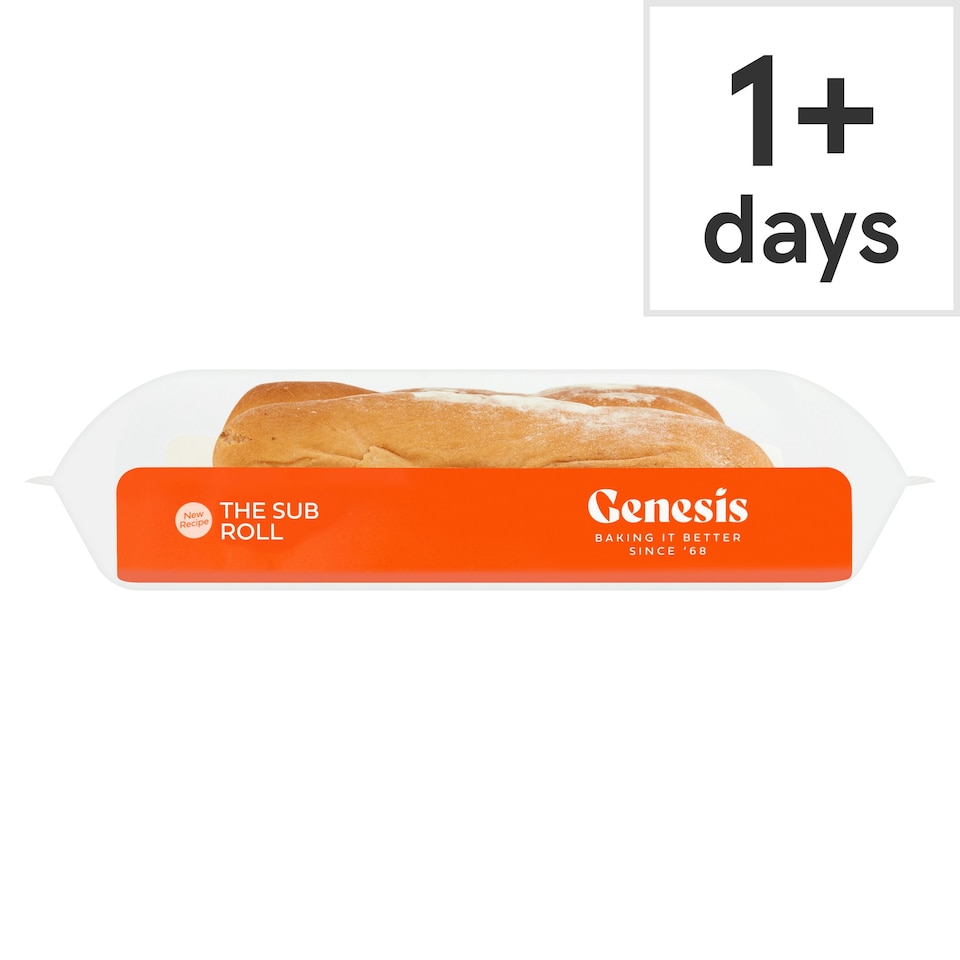 Genesis Crafty White Sub Rolls 3 Pack