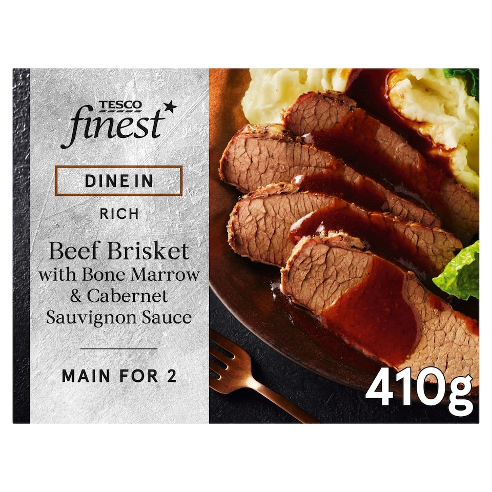 Tesco Finest Dine In Beef Brisket with Bone Marrow & Cabernet Sauvignon Sauce 410g