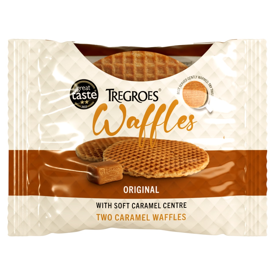 Tregroes Caramel Waffles 65g