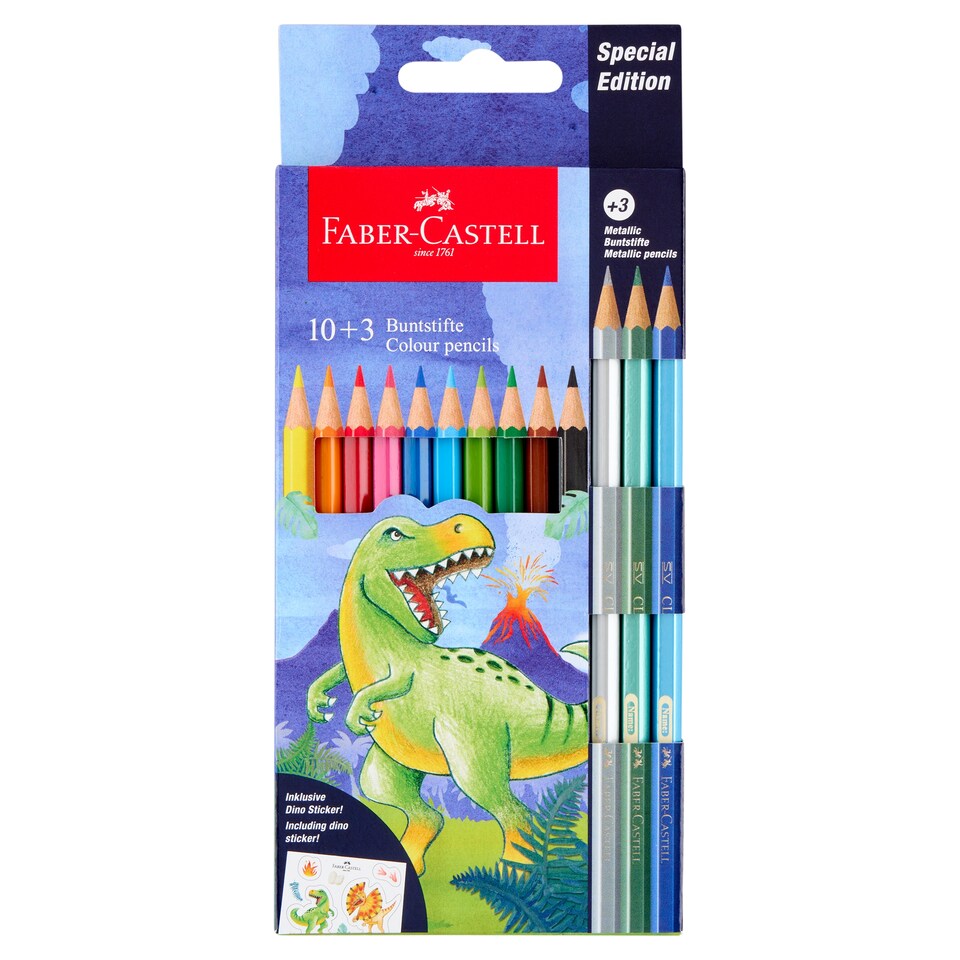 Faber-Castell Special Edition Metallic Colour Pencils 10 + 3 db