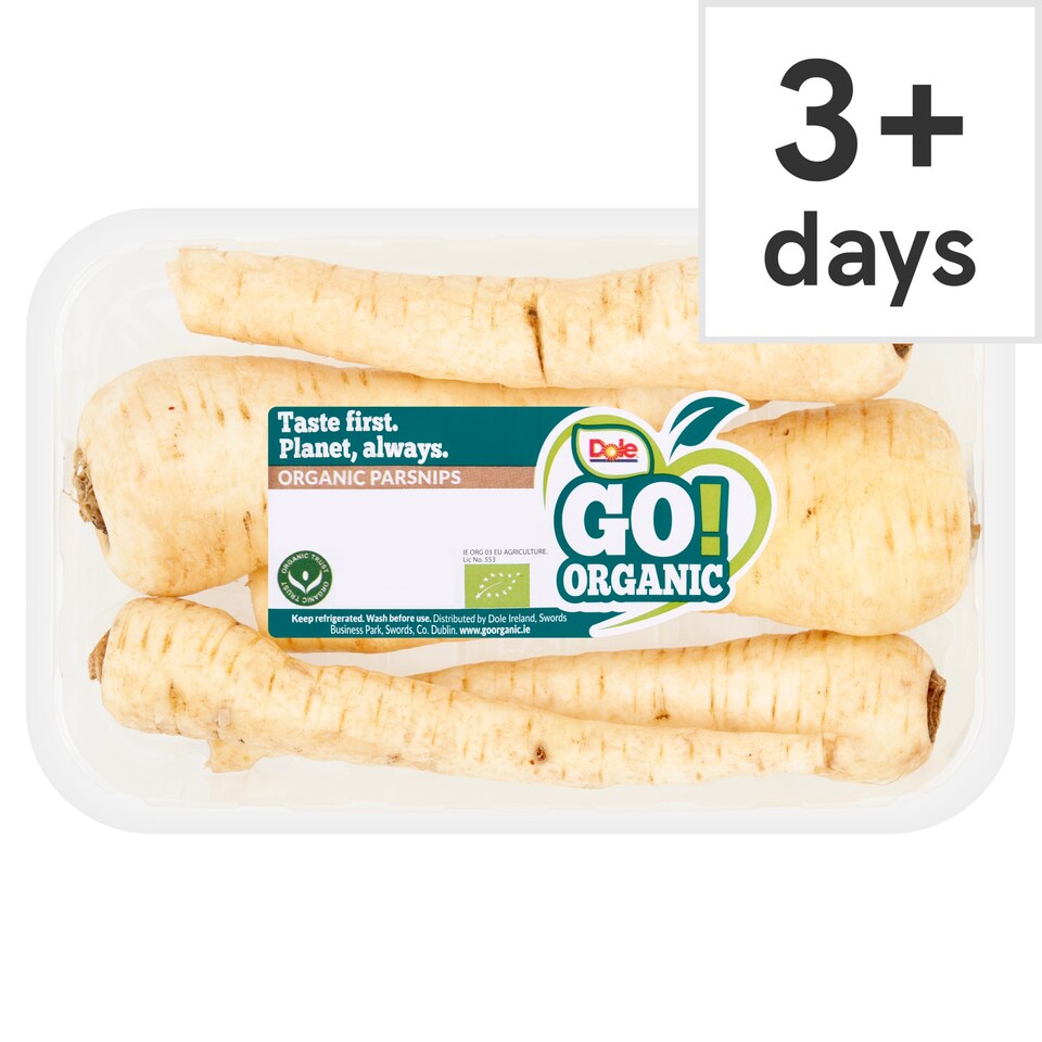 Dole Go Organic Parsnip 500g