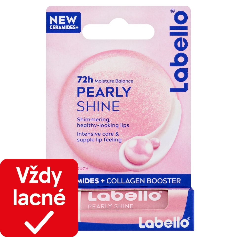 obrázok 1 z Labello Pearly Shine Trblietavý balzam na pery 4,8 g