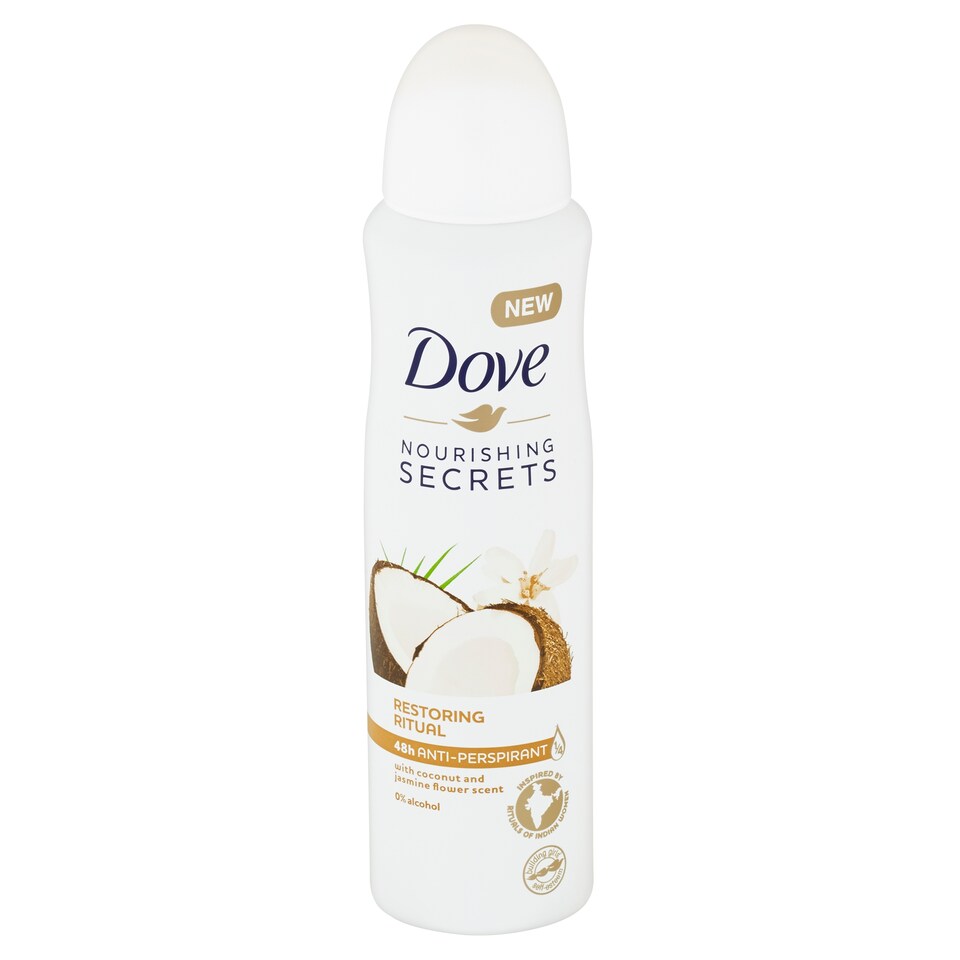 Dove Coconut & Jasmine Flower antiperspirant sprej 150ml