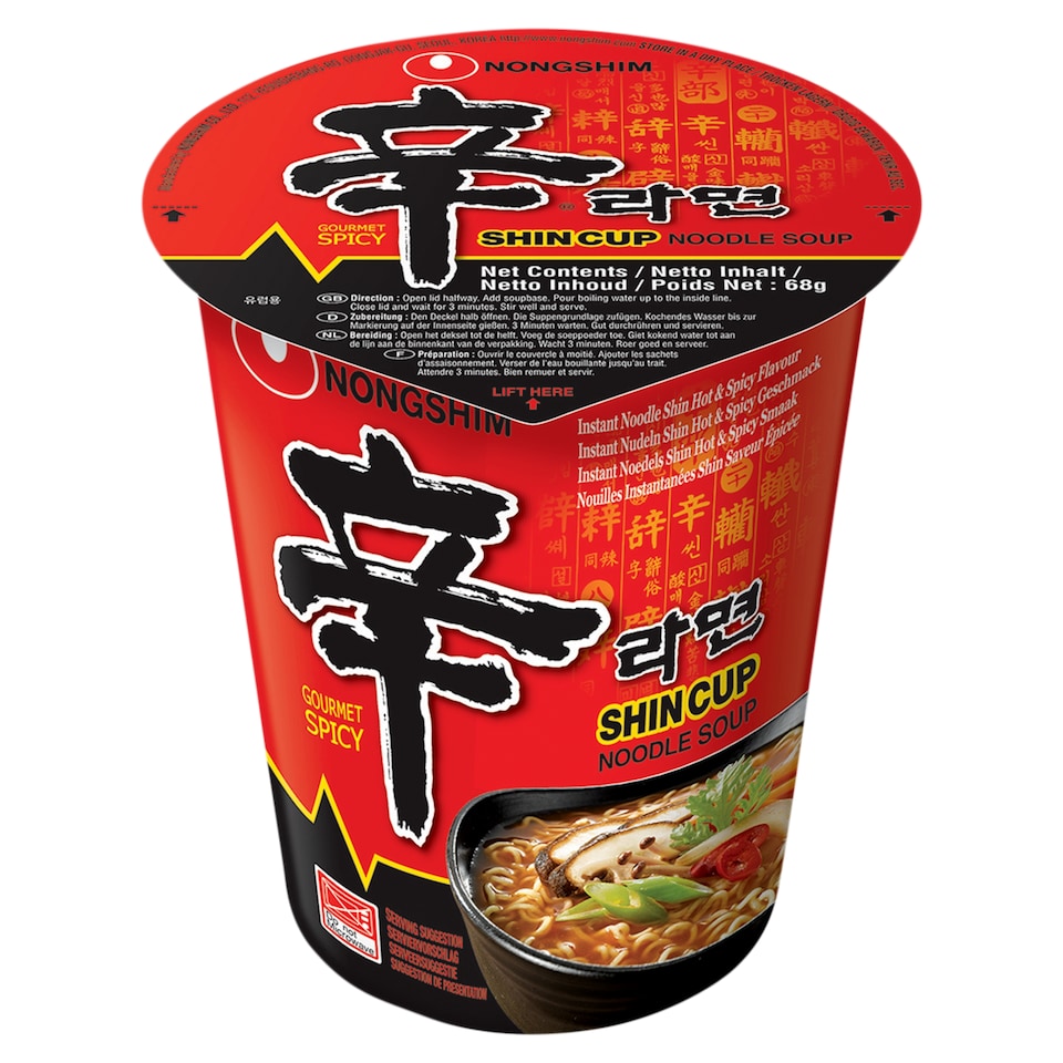 Nongshim Shin Cup Spice Noodle Soup 68g