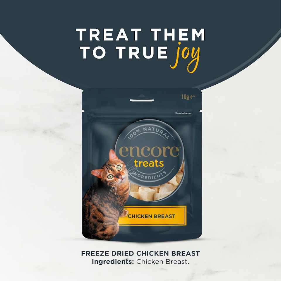 image 1 of Encore Chicken Breast Freeze Dried Cat Treats 10g