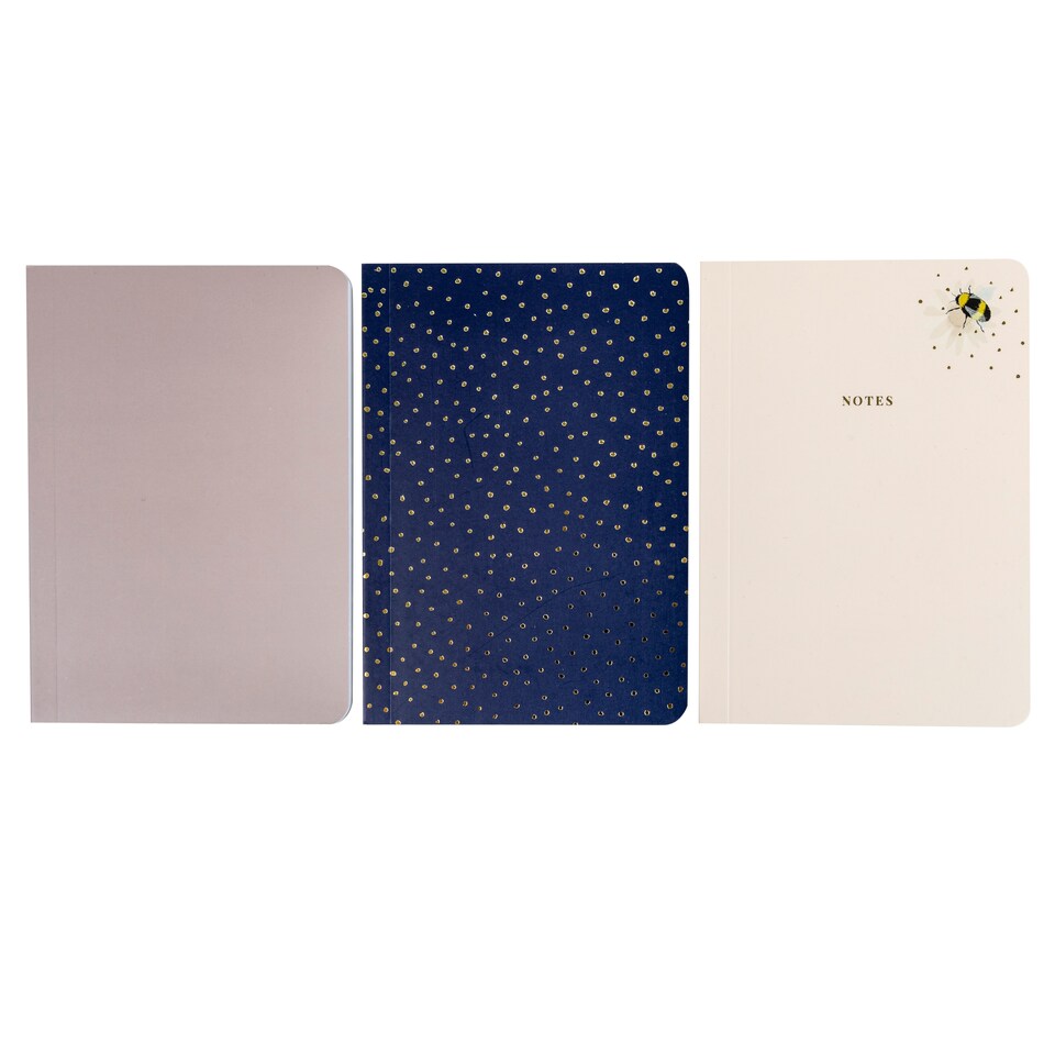 image 1 of Bee A6 Notebook 3 Pack