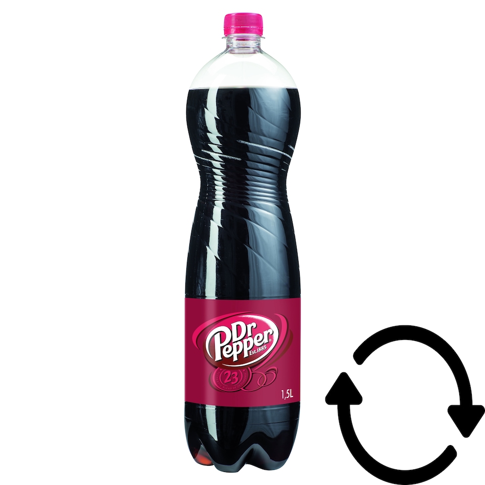 Dr Pepper szénsavas üdítőital cukorral és édesítőszerekkel 1,5 l