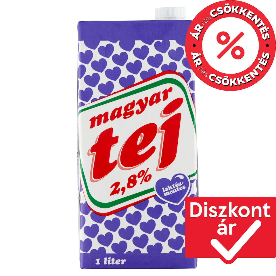 Magyar Tej Lactose-Free UHT Milk 2,8% 1 l