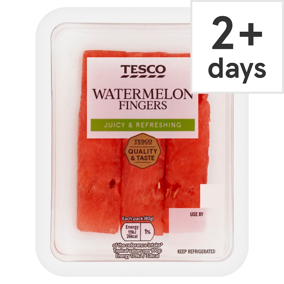 Tesco Watermelon Fingers 80G
