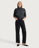 image 1 of F&F Diamanté Embellished Wide Leg Jeans in Black