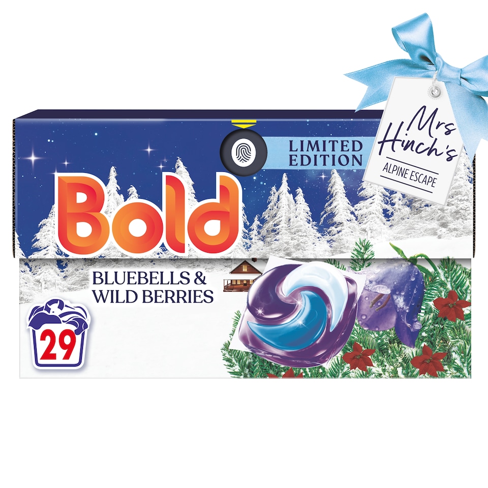 image 1 of Bold Washing Pods Alpine Escape Bluebells & Wild Berries Limited Edition 29 Washes 672.8g