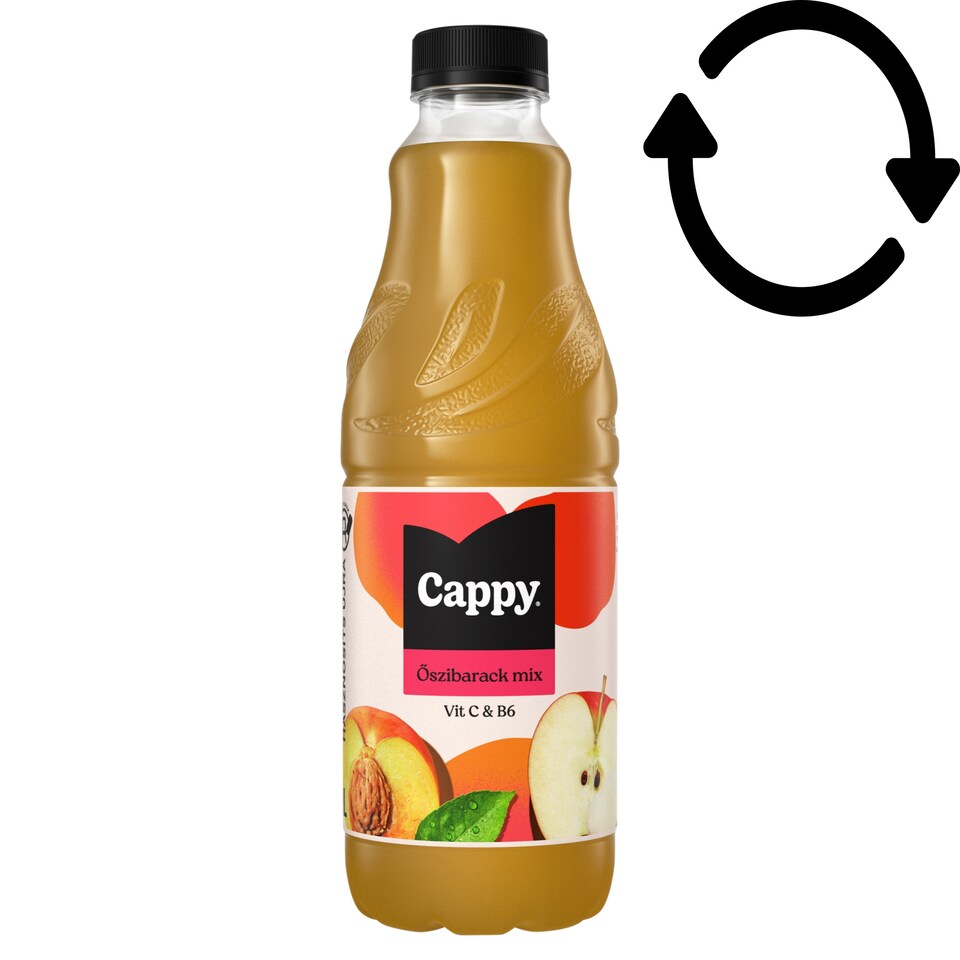 Cappy Őszibarack Mix gyümölcsital őszibarackpüré és almalé sűrítményből 1 l
