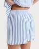 image 3 of F&F Striped Co-ord Shorts in Blue