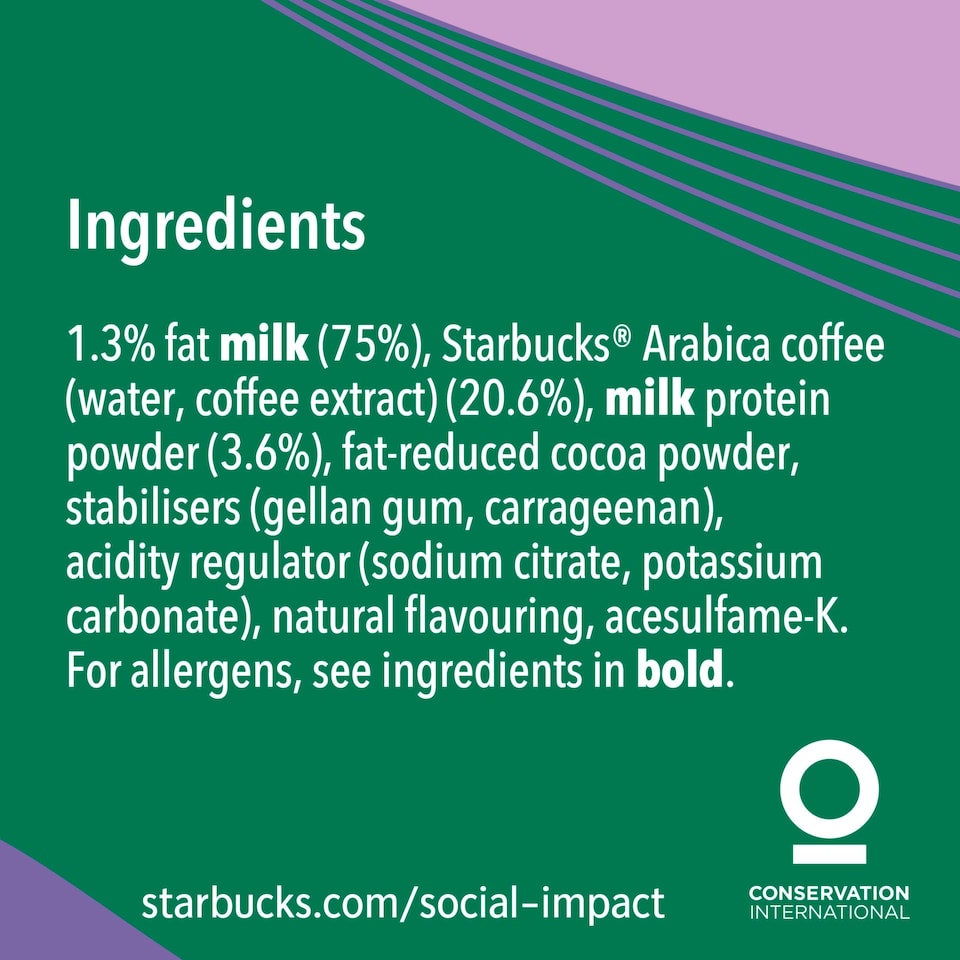image 1 of Starbucks® Protein Drink With Coffee Chocolate Mocha Flavour 330ml