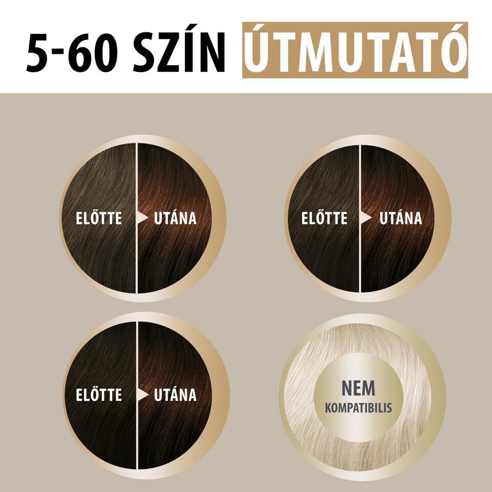 Schwarzkopf Creme Supreme tartós hajfesték 5-60 világos csokoládébarna  1. kép