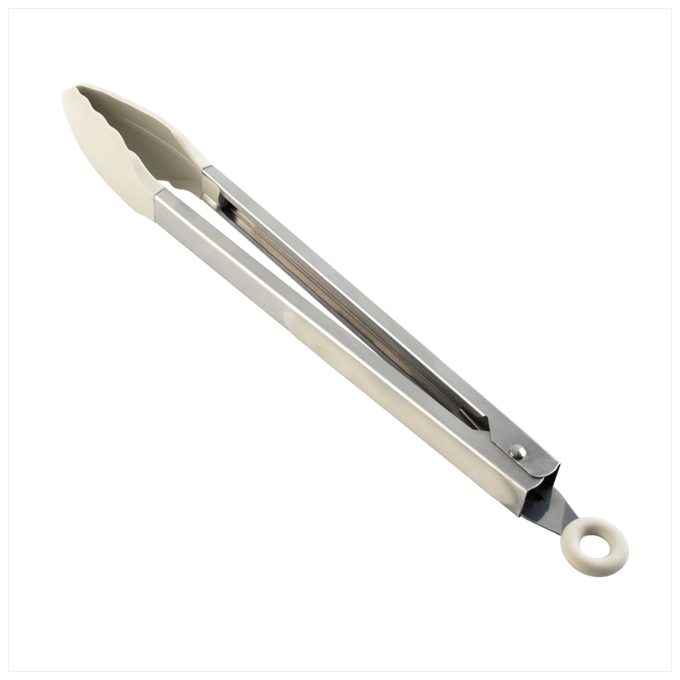 image 1 of Salter Pebble 12 inch Silicone Tongs