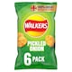 image 2 of Walkers Picked Onion Crisps Multipack 6 x 25g