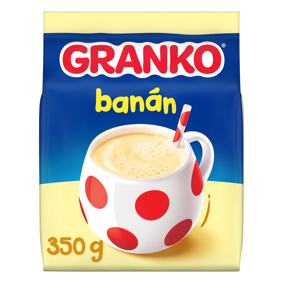 GRANKO Sladená rozpustná zmes na prípravu nápoja s príchuťou banán 350 g
