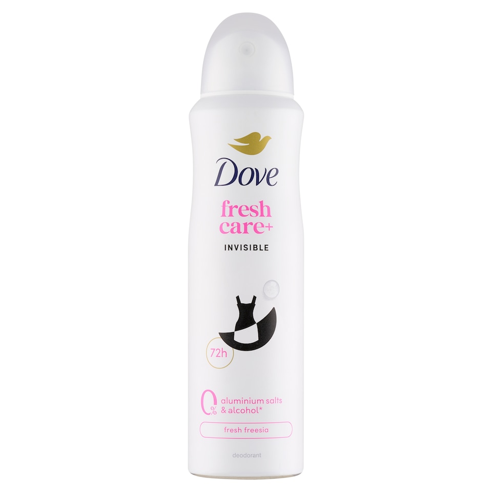 image 1 of Dove Fresh Care+ Invisible Deodorant Aerosol 150ml