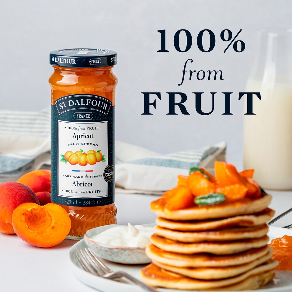 image 1 of St Dalfour Thick Apricot Fruit Spread 284G