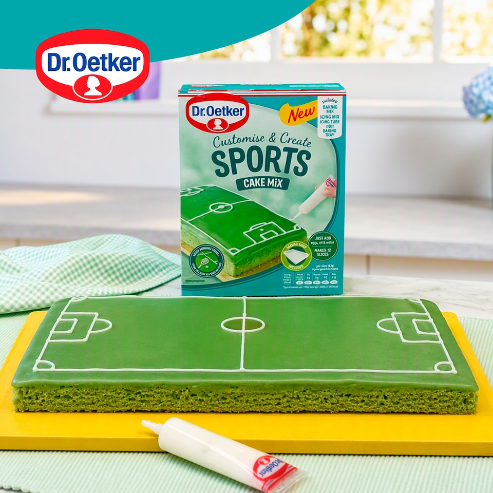 image 1 of Dr. Oetker Customise & Create Sports Cake Mix 443g