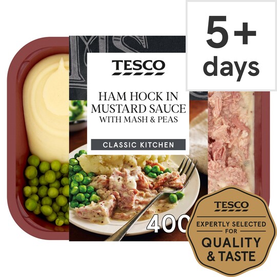 Tesco Ham Hock In Mustard Sauce 400G Tesco Groceries