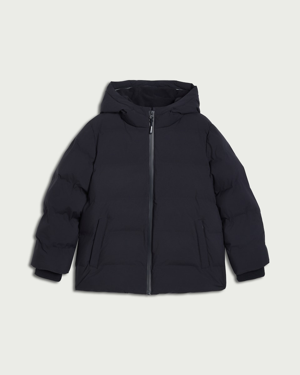 F&F Boys Padded Hooded Jacket in Navy