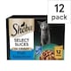 image 1 of Sheba Select Slices Wet Cat Food Pouches Fish in Gravy 12x85g